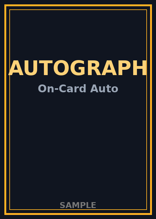 Autograph — On-Card Auto