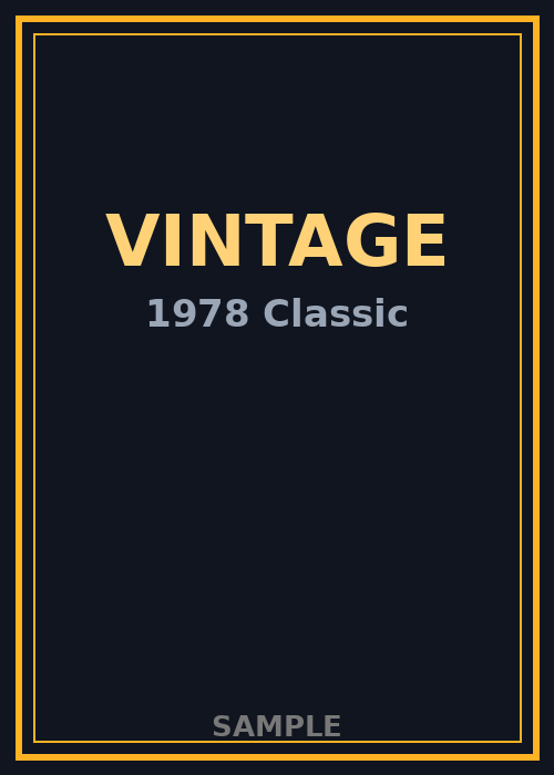 Vintage — 1978 Classic